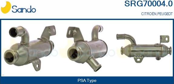 Sando SRG70004.0 - Radiators, Izplūdes gāzu recirkulācija autodraugiem.lv