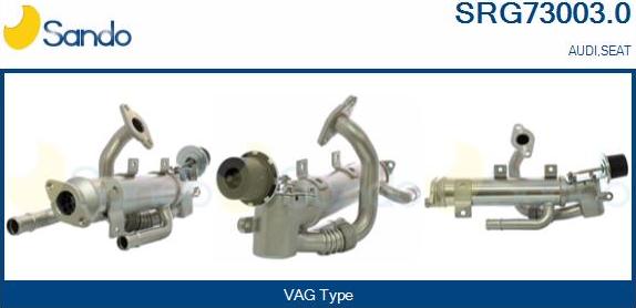 Sando SRG73003.0 - Radiators, Izplūdes gāzu recirkulācija autodraugiem.lv