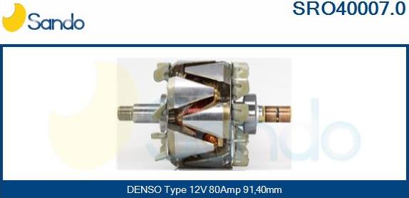 Sando SRO40007.0 - Rotors, Ģenerators autodraugiem.lv