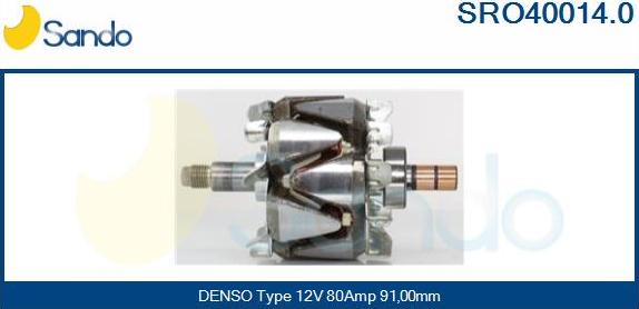 Sando SRO40014.0 - Rotors, Ģenerators autodraugiem.lv
