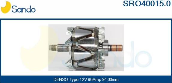 Sando SRO40015.0 - Rotors, Ģenerators autodraugiem.lv