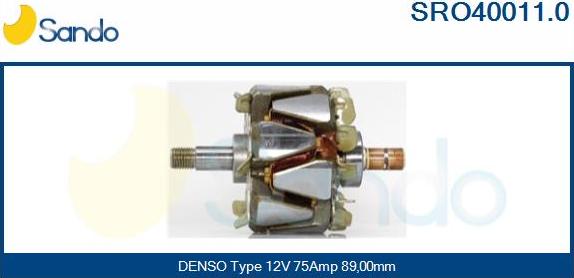 Sando SRO40011.0 - Rotors, Ģenerators autodraugiem.lv