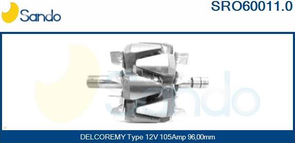 Sando SRO60011.0 - Rotors, Ģenerators autodraugiem.lv