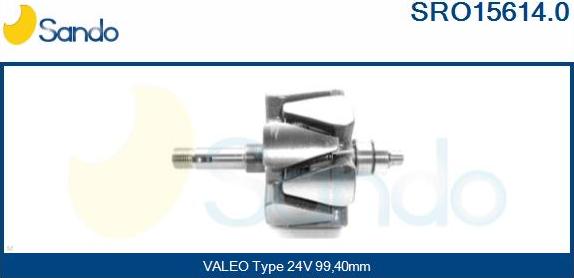 Sando SRO15614.0 - Rotors, Ģenerators autodraugiem.lv