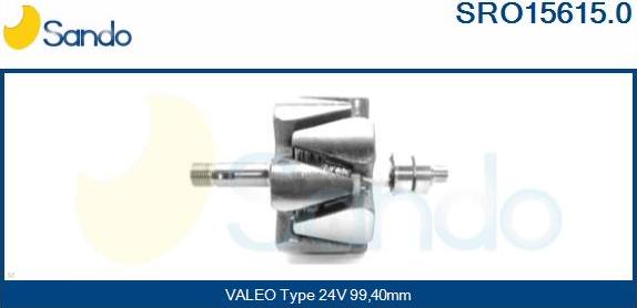 Sando SRO15615.0 - Rotors, Ģenerators autodraugiem.lv