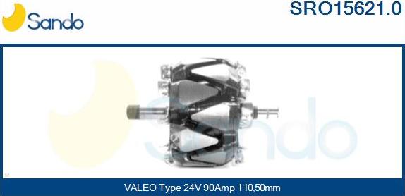 Sando SRO15621.0 - Rotors, Ģenerators autodraugiem.lv