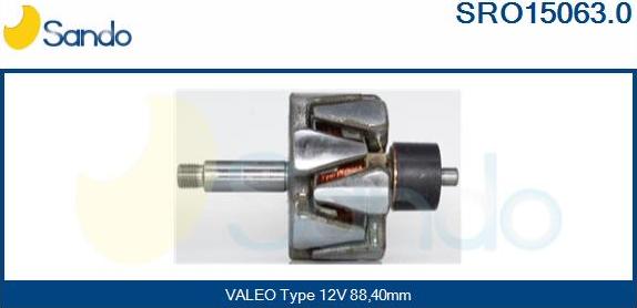 Sando SRO15063.0 - Rotors, Ģenerators autodraugiem.lv