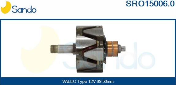 Sando SRO15006.0 - Rotors, Ģenerators autodraugiem.lv