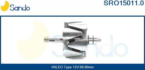 Sando SRO15011.0 - Rotors, Ģenerators autodraugiem.lv