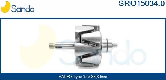 Sando SRO15034.0 - Rotors, Ģenerators autodraugiem.lv