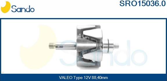 Sando SRO15036.0 - Rotors, Ģenerators autodraugiem.lv