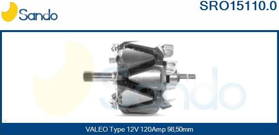 Sando SRO15110.0 - Rotors, Ģenerators autodraugiem.lv