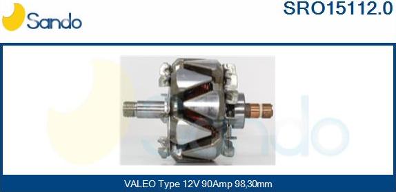 Sando SRO15112.0 - Rotors, Ģenerators autodraugiem.lv