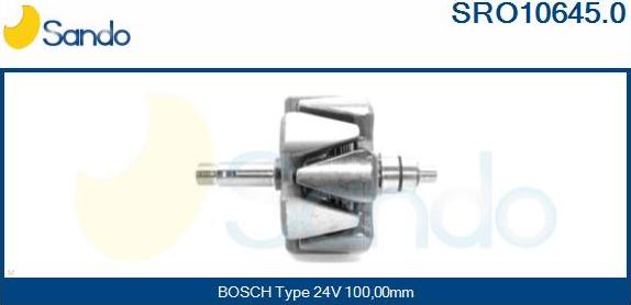 Sando SRO10645.0 - Rotors, Ģenerators autodraugiem.lv
