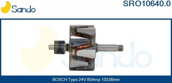 Sando SRO10640.0 - Rotors, Ģenerators autodraugiem.lv