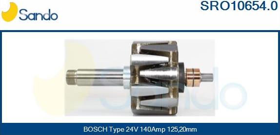 Sando SRO10654.0 - Rotors, Ģenerators autodraugiem.lv