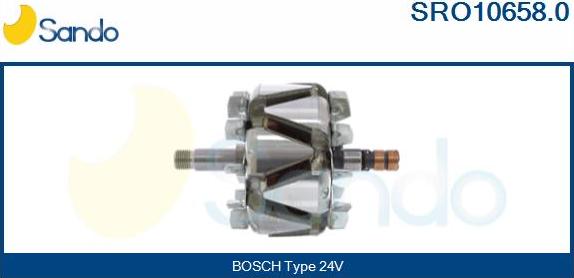 Sando SRO10658.0 - Rotors, Ģenerators autodraugiem.lv