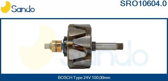 Sando SRO10604.0 - Rotors, Ģenerators autodraugiem.lv
