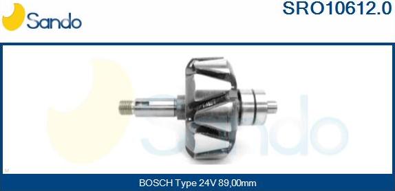 Sando SRO10612.0 - Rotors, Ģenerators autodraugiem.lv