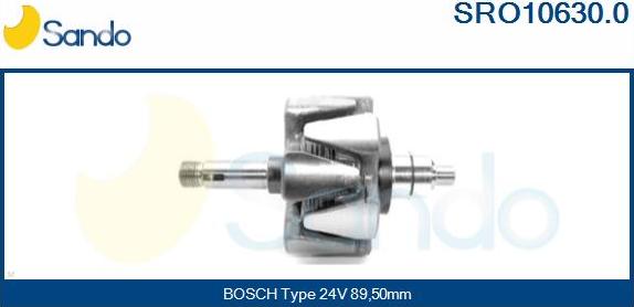 Sando SRO10630.0 - Rotors, Ģenerators autodraugiem.lv