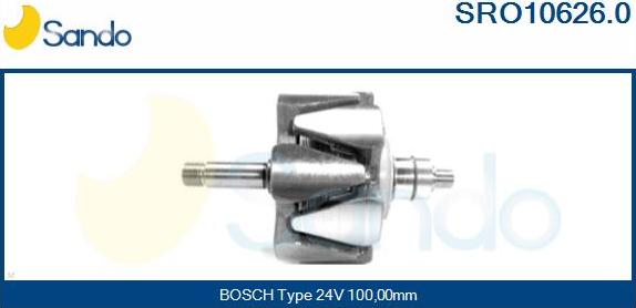 Sando SRO10626.0 - Rotors, Ģenerators autodraugiem.lv