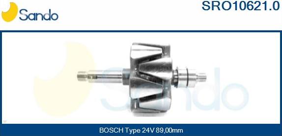 Sando SRO10621.0 - Rotors, Ģenerators autodraugiem.lv