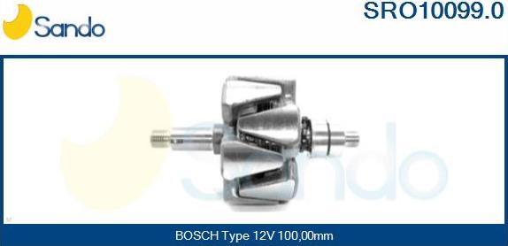 Sando SRO10099.0 - Rotors, Ģenerators autodraugiem.lv