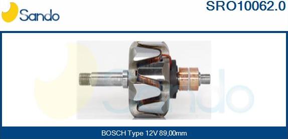 Sando SRO10062.0 - Rotors, Ģenerators autodraugiem.lv