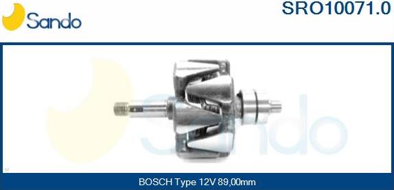 Sando SRO10071.0 - Rotors, Ģenerators autodraugiem.lv