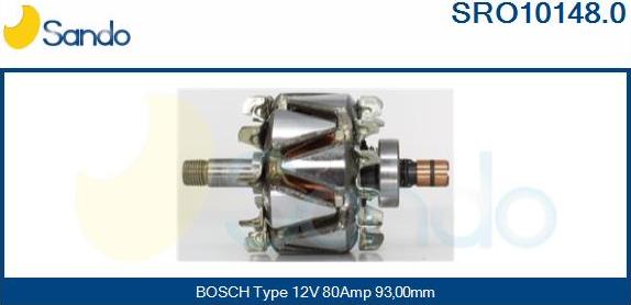 Sando SRO10148.0 - Rotors, Ģenerators autodraugiem.lv