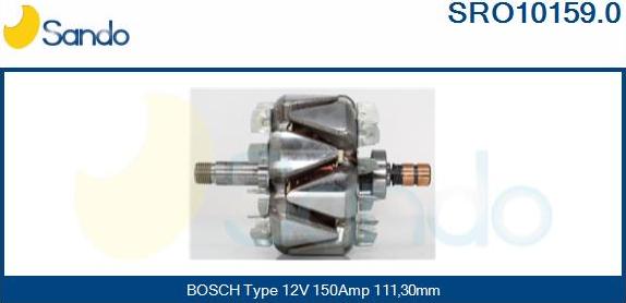 Sando SRO10159.0 - Rotors, Ģenerators autodraugiem.lv