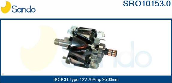 Sando SRO10153.0 - Rotors, Ģenerators autodraugiem.lv