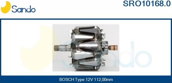 Sando SRO10168.0 - Rotors, Ģenerators autodraugiem.lv