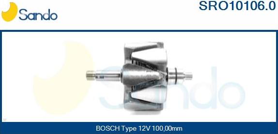 Sando SRO10106.0 - Rotors, Ģenerators autodraugiem.lv