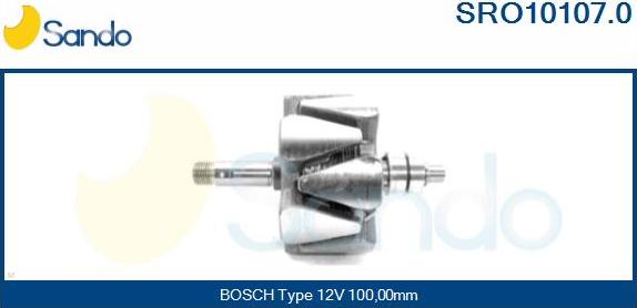 Sando SRO10107.0 - Rotors, Ģenerators autodraugiem.lv