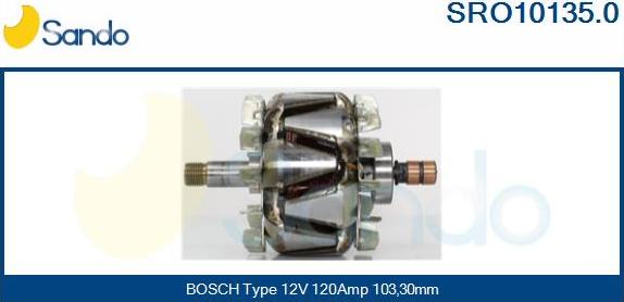 Sando SRO10135.0 - Rotors, Ģenerators autodraugiem.lv