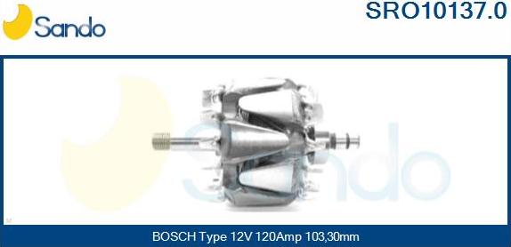 Sando SRO10137.0 - Rotors, Ģenerators autodraugiem.lv