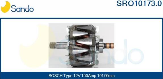 Sando SRO10173.0 - Rotors, Ģenerators autodraugiem.lv