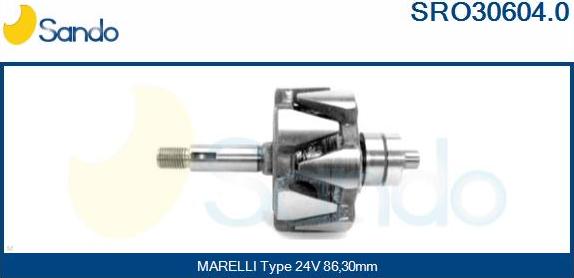 Sando SRO30604.0 - Rotors, Ģenerators autodraugiem.lv