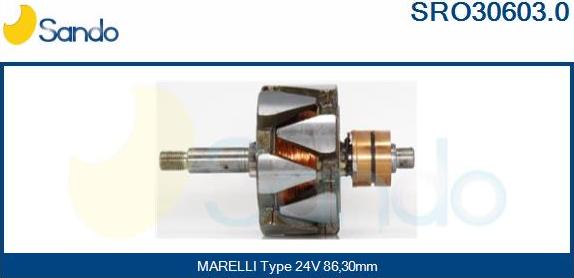 Sando SRO30603.0 - Rotors, Ģenerators autodraugiem.lv