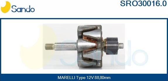 Sando SRO30016.0 - Rotors, Ģenerators autodraugiem.lv