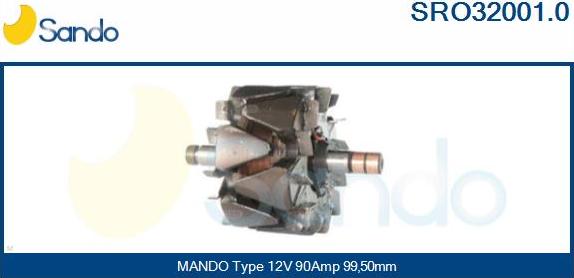 Sando SRO32001.0 - Rotors, Ģenerators autodraugiem.lv