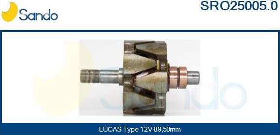 Sando SRO25005.0 - Rotors, Ģenerators autodraugiem.lv