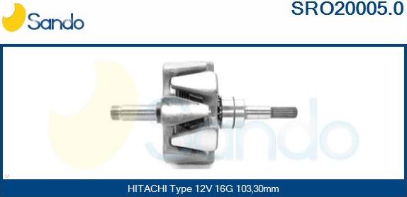 Sando SRO20005.0 - Rotors, Ģenerators autodraugiem.lv