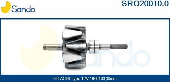 Sando SRO20010.0 - Rotors, Ģenerators autodraugiem.lv