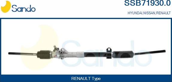 Sando SSB71930.0 - Stūres mehānisms autodraugiem.lv