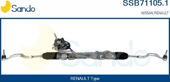 Sando SSB71105.1 - Stūres mehānisms autodraugiem.lv