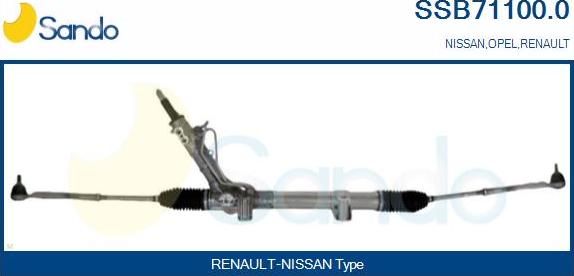 Sando SSB71100.0 - Stūres mehānisms autodraugiem.lv