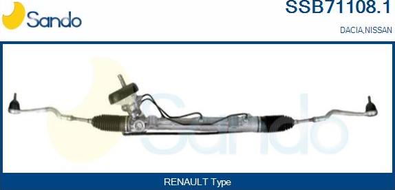 Sando SSB71108.1 - Stūres mehānisms autodraugiem.lv