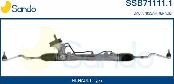 Sando SSB71111.1 - Stūres mehānisms autodraugiem.lv